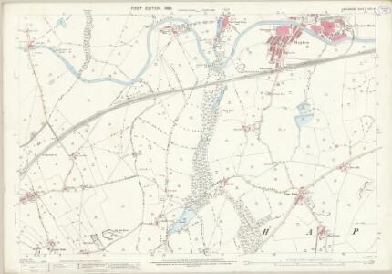 Lancashire LXIII.8 (includes: Accrington; Altham; Hapton) - 25 Inch Map