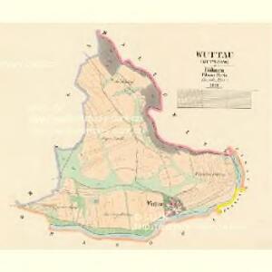 Wuttau (Wuttowo) - c0691-1-001 - Kaiserpflichtexemplar der Landkarten des stabilen Katasters