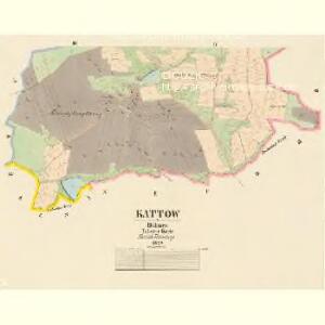 Kattow - c3071-1-002 - Kaiserpflichtexemplar der Landkarten des stabilen Katasters