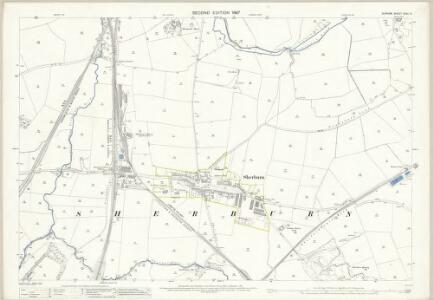 Durham XXVII.3 (includes: Belmont; Pittington; Sherburn House; Sherburn) - 25 Inch Map