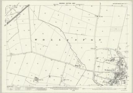 Northamptonshire XLVI.3 (includes: Great Doddington; Wollaston) - 25 Inch Map