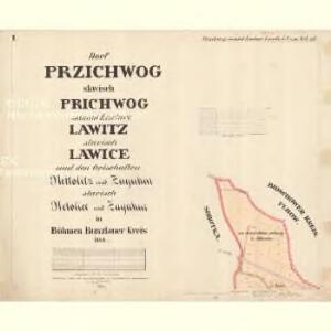 Lawitz (Lawice) - c3811-1-001 - Kaiserpflichtexemplar der Landkarten des stabilen Katasters